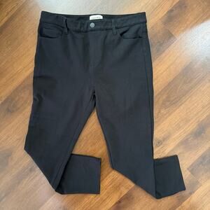 L’Agence Pull On Stretch Skinny Jeans Black Classic Casual Minimalist Sz 29
